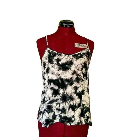 No Boundaries Tank Top Cami Black White Size Small - Picture 1 of 7